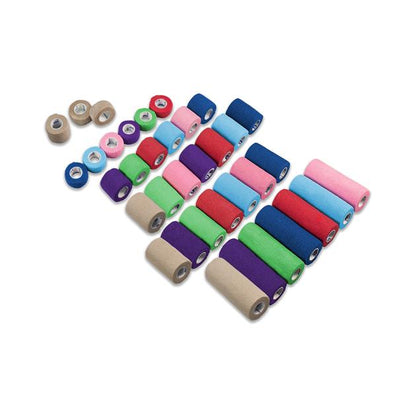 Bandage Sensi-Wrap Elastic 1"x5yd LF Coadherent Tan 30/Ca - Surgical Supplies NY